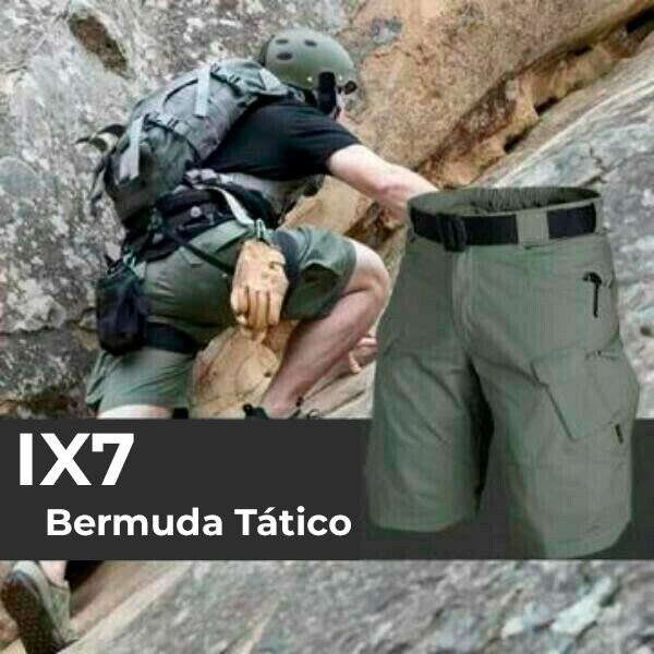 Bermuda Masculina Tática Militar Impermeável Spark