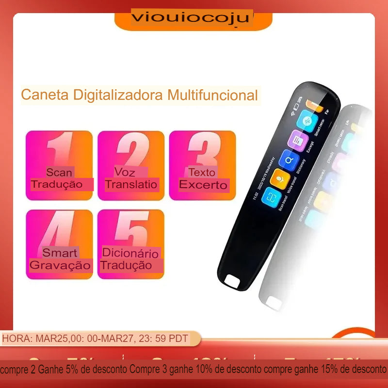 Caneta Tradutora Portátil Inteligente Creative