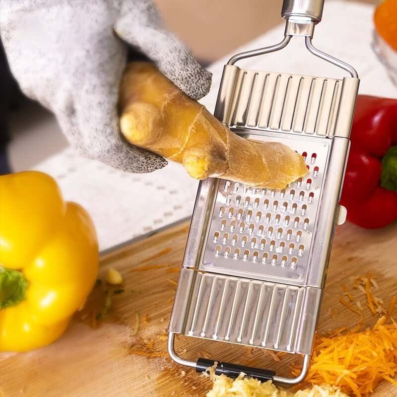 Ralador de Legumes Profissional Multiuso Com 4 Lâminas